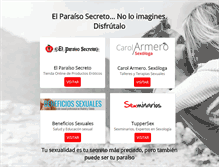 Tablet Screenshot of elparaisosecreto.com